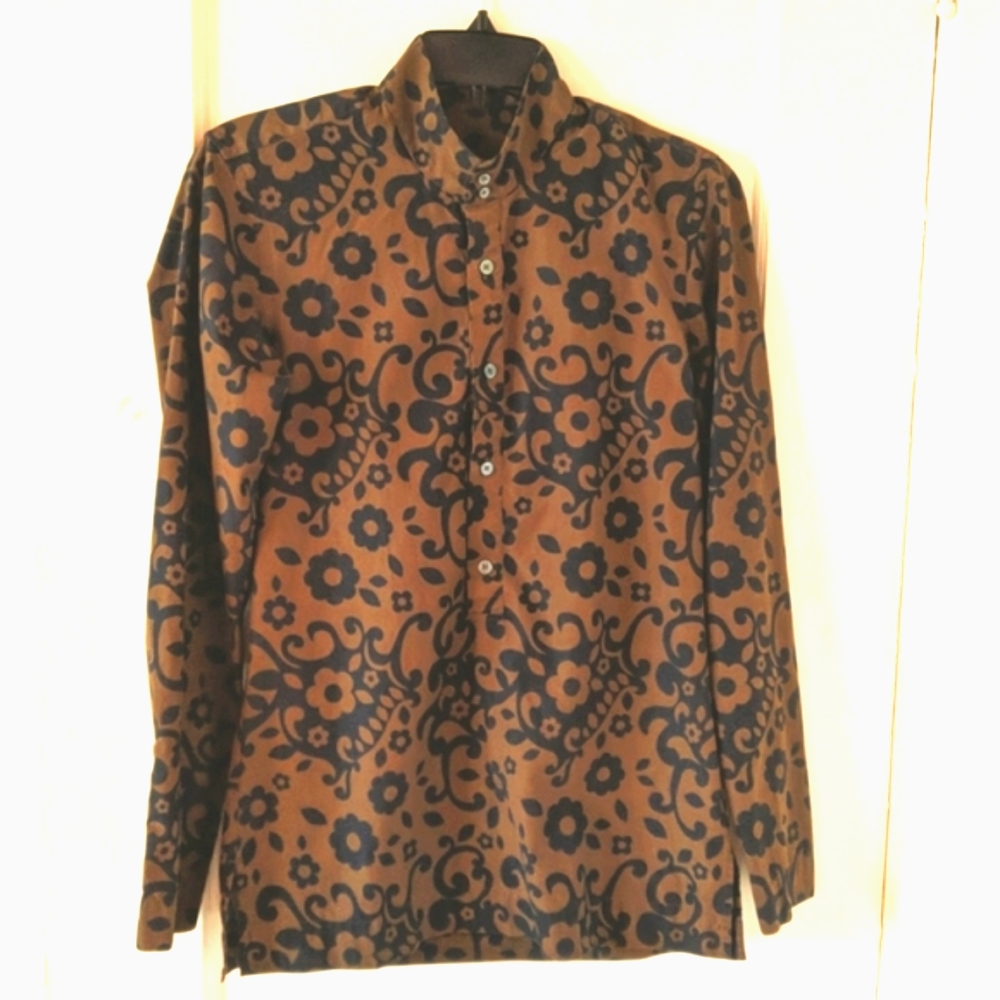 PRETTY GREEN Hippie Tunic Henley Shirt